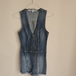 Guess Blue Denim Romper